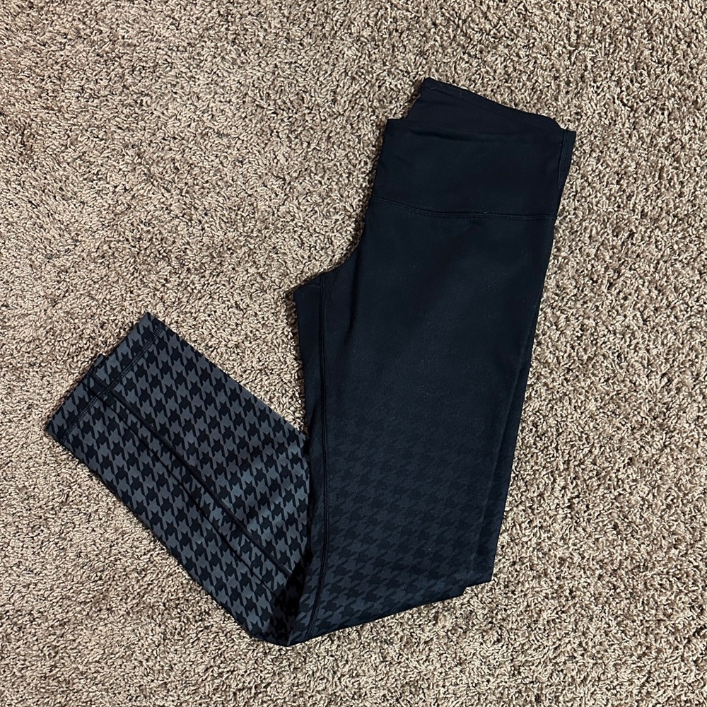 Lululemon wunder under Houndstooth Leggings